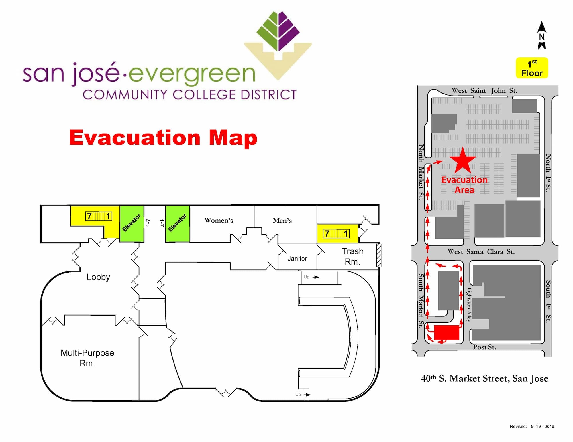 DO Evacuation Map